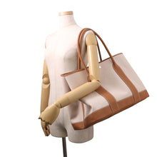 Load image into Gallery viewer, HERMES Neo Garden 41 Voyage Gold/Ecru Toile H Negonda Leather Size 41