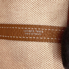 Load image into Gallery viewer, HERMES Neo Garden 41 Voyage Gold/Ecru Toile H Negonda Leather Size 41