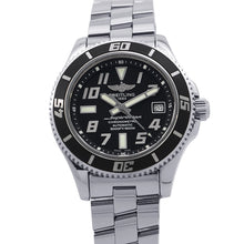 将图像加载到图库查看器中,BREITLING Superocean42 W42mm Stainless Steel Black DialA17364