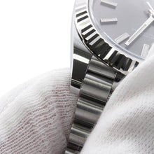 将图像加载到图库查看器中,ROLEX Datejust 41 W41mm Stainless Steel K18WG Slate Dial126334