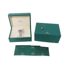 将图像加载到图库查看器中,ROLEX Datejust 41 W41mm Stainless Steel K18WG Slate Dial126334