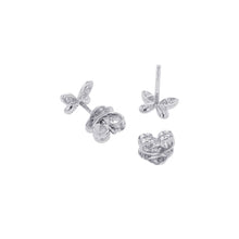 Load image into Gallery viewer, GRAFF Pave Butterfly Diamond Petit Stud EarringsRGE1563 18K White Gold