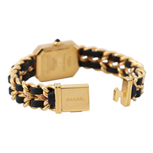 Load image into Gallery viewer, CHANEL Premiere L H26mm×W20mm Gold Plated Leather Black DialH0001