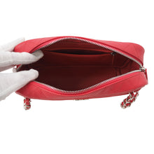 Load image into Gallery viewer, CHANEL CC Logo Shoulder Bag RedA91731 Caviar Leather