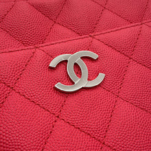 Load image into Gallery viewer, CHANEL CC Logo Shoulder Bag RedA91731 Caviar Leather