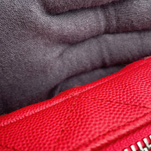 Load image into Gallery viewer, CHANEL CC Logo Shoulder Bag RedA91731 Caviar Leather