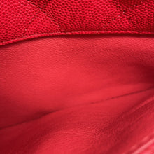 将图像加载到图库查看器中,CHANEL CC Logo Shoulder Bag RedA91731 Caviar Leather