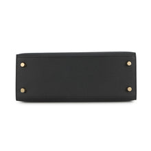 Load image into Gallery viewer, HERMES Kelly Sellier Black Epsom Size 25