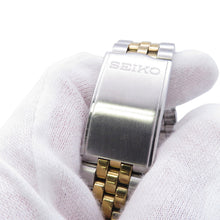 将图像加载到图库查看器中,SEIKO SEIKO Five Day-Date W35mm Stainless Steel Gold Plated Silver Dial7S26-0500
