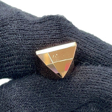 Load image into Gallery viewer, HERMES Disco Fauve Earrings Bordeaux Metal Swift Leather