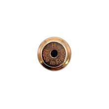 Load image into Gallery viewer, HERMES Disco Fauve Earrings Bordeaux Metal Swift Leather