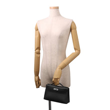 Load image into Gallery viewer, HERMES PochetteKelly Black Swift Leather
