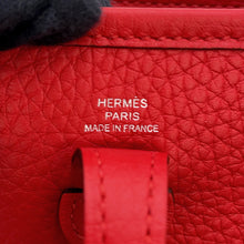 将图像加载到图库查看器中,HERMES Evelyne Long Rouge Ladue Taurillon Clemence Size TPM
