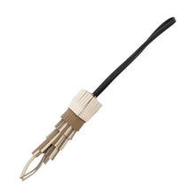 Load image into Gallery viewer, HERMES Chouette Bag Charm Beige Malfa / Craie / Black / Nata / White Lambskin
