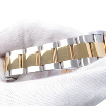 Load image into Gallery viewer, ROLEX Datejust W36mm Stainless Steel K18YG Silver Dial126203