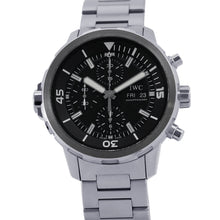 Load image into Gallery viewer, IWC Aquatimer Chronograph W44mm Stainless Steel Black DialIW376804