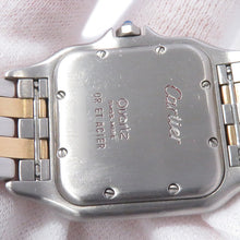 Load image into Gallery viewer, CARTIER PANTHEREMM 2 Row H26.8mm×W26.5mm Stainless Steel K18YG White DialW25028B6