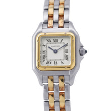 Load image into Gallery viewer, CARTIER PANTHERE SM 2 Row H30mm×W22mm Stainless Steel K18YG Ivory DialW25029B6