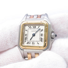 将图像加载到图库查看器中,CARTIER PANTHERE SM 2 Row H30mm×W22mm Stainless Steel K18YG Ivory DialW25029B6