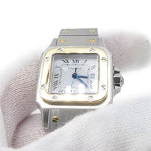 Load image into Gallery viewer, CARTIER Santos Garbe SM H34mm×W23.5mm Stainless Steel K18YG White Dial0902