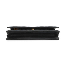 Load image into Gallery viewer, CHANEL Matelasse Classic Chain Wallet BlackAP0250 Caviar Leather