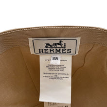 Load image into Gallery viewer, HERMES Cap Miles Size 58 Kraft Cotton97% Polyurethane3%