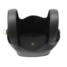 将图像加载到图库查看器中,HERMES Picotin Lock Black Taurillon Clemence Size PM
