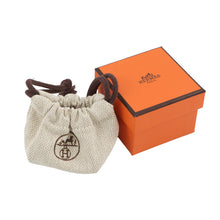 将图像加载到图库查看器中,HERMES Cor H Ring Size M mauve pail Metal Swift Leather