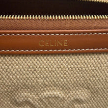 Load image into Gallery viewer, CELINE Triomphe Pouch Natural/Tan Canvas Leather