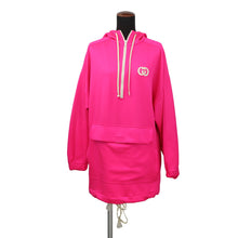 Load image into Gallery viewer, GUCCI Interlocking G Hoodie Size S Pink650618 Polyester94% Polyurethane6%