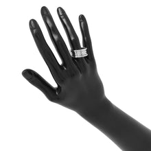 Load image into Gallery viewer, BVLGARI B.Zero1 Ring 4-band Size 60/#20 18K White Gold