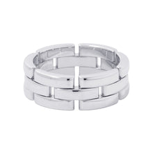 将图像加载到图库查看器中,CARTIER Maillon PANTHERE Ring (3-piece set) Size 60/#20 18K White Gold