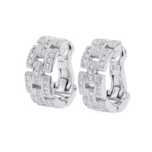 Load image into Gallery viewer, CARTIER Maillon PANTHERE Earring PaveB8032600 18K White Gold