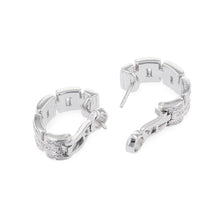 Load image into Gallery viewer, CARTIER Maillon PANTHERE Earring PaveB8032600 18K White Gold
