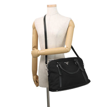 将图像加载到图库查看器中,PRADA 2WAYHandbag Black1BB912 Nylon Leather