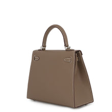 将图像加载到图库查看器中,HERMES Kelly Sellier sewing Etoupe Epsom Size 25