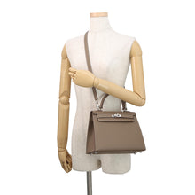 将图像加载到图库查看器中,HERMES Kelly Sellier sewing Etoupe Epsom Size 25