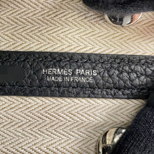 Load image into Gallery viewer, HERMES Neo Garden Black Negonda Leather Size 23
