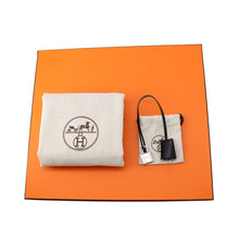 Load image into Gallery viewer, HERMES Herbag zip White/Blue Saphir Toile Military Vache Hunter Leather Size PM
