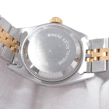 Load image into Gallery viewer, ROLEX Datejust W26mm Stainless Steel K18YG Black Dial69173