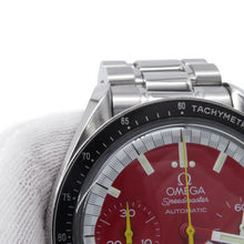 Load image into Gallery viewer, OMEGA Speedmaster Racing Michael Schumacher W39mm Stainless Steel Red Dial3510.61