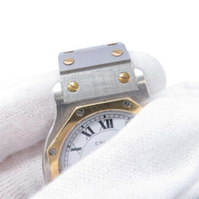 Load image into Gallery viewer, CARTIER Santos Octagon LM W30mm Stainless Steel K18YG White DialW2001583
