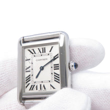 Load image into Gallery viewer, CARTIER Tank Solo SM H31mmxW24.4mm Stainless Steel Silver DialW5200013
