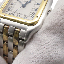 Load image into Gallery viewer, CARTIER PANTHERE 2 Row MM Stainless Steel K18YG Ivory DialW25028B6