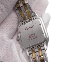Load image into Gallery viewer, CARTIER PANTHERE 2 Row MM Stainless Steel K18YG Ivory DialW25028B6