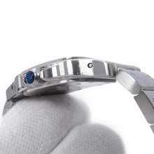 Load image into Gallery viewer, CARTIER Santos Garbe SM H25mm x W24mm Stainless Steel White DialW20056D6