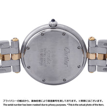 Load image into Gallery viewer, CARTIER PANTHERE Vendome LM 2 Row W29mm Stainless Steel K18YG Ivory Dial83084242