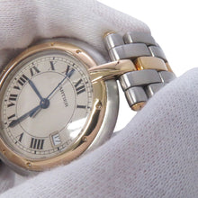 Load image into Gallery viewer, CARTIER PANTHERE Vendome LM 2 Row W29mm Stainless Steel K18YG Ivory Dial83084242