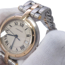 Load image into Gallery viewer, CARTIER PANTHERE Vendome LM 2 Row W29mm Stainless Steel K18YG Ivory Dial83084242