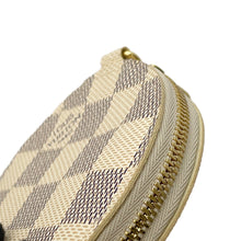 将图像加载到图库查看器中,LOUIS VUITTON Porte Monnaie・Ron Vivienne PinkN60493 Damier Azur